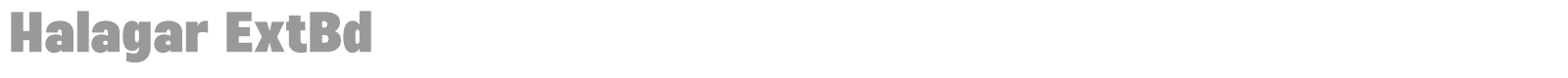 Halagar font preview
